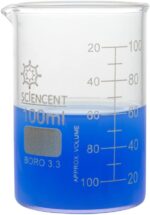 SCIENCENT Glass Beaker 50ml, 100ml, 250ml (Set of 3) - Image 3