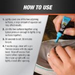 DAP RapidFuse All Purpose Adhesive 2 Pack, Clear, 0.1 oz - Image 2