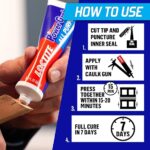 6 oz Loctite 1589346 White Power Grab Express All Purpose Construction Adhesive - Image 2