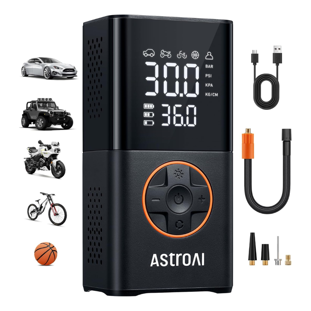1000-2025-10-12T144235.371.png AstroAI L7 Tire Inflator Portable Air Compressor Cordless - Image 1